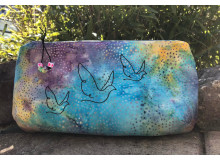 Stickdatei - Taube Line Art